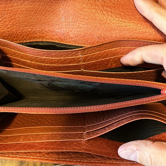 Gucci Long brown canvas and leather snap wallet - Picture 6 of 7